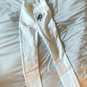 Zara White Jeans Size 00